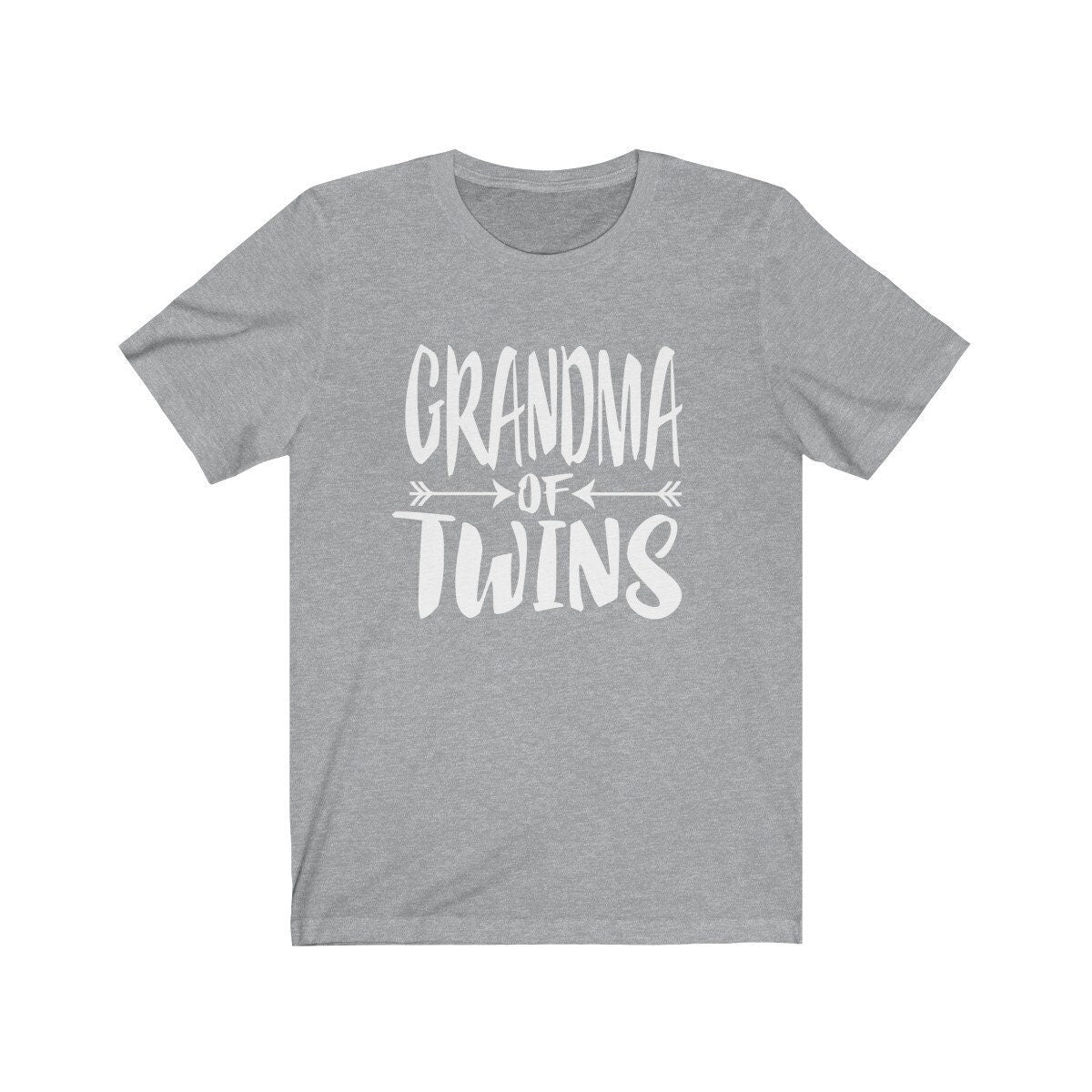 Grandma Of Twins Shirt, Grandma Of Twins Gift, Grandma Of Twins Announcement Grandmother Gift T-Shirt Image 2