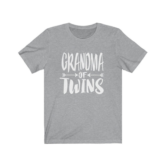 Grandma of twins grandmother announcement gift tee