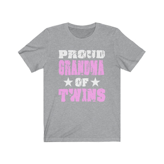 Proud Grandma Of Twins T-Shirt - proud grandma of twins print design