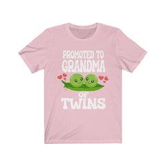 Promoted To Grandma Of Twins Shirt - grandma of twins print design