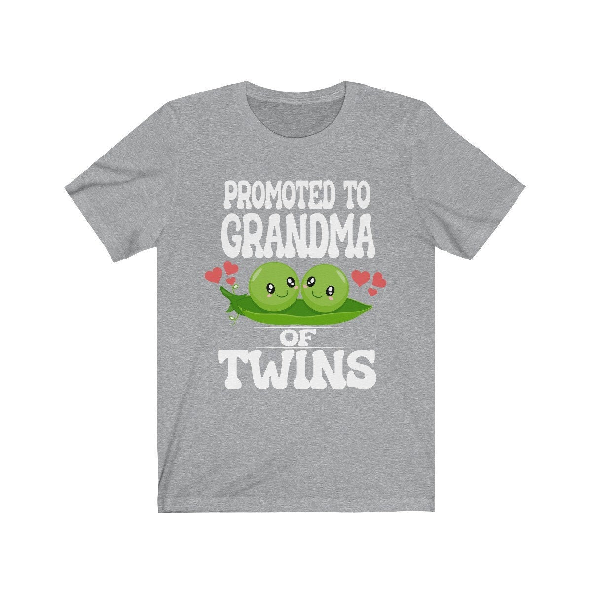 Promoted To Grandma Of Twins Shirt, Grandma Of Twins Shirt,  Twins Grandmother Announcement Gift T-Shirt Image 2