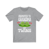 Promoted To Grandma Of Twins Shirt, Grandma Of Twins Shirt,  Twins Grandmother Announcement Gift T-Shirt Image 2