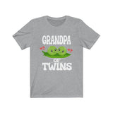 Grandpa Of Twins Shirt, Grandpa Of Twins Gift, Grandpa Of Twins Announcement, Twins Grandfather Gift T-Shirt Image 2
