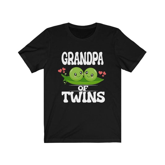 Grandpa Of Twins Announcement T-Shirt - grandpa of twins print design