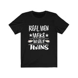 Real Men Make 2 Sets of Twins Shirt, Dad Of Twins Shirt, Dad Of Twins Gift Father Gift T-Shirt Image 1