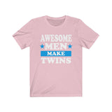Awesome Men Make Twins Dad Of Twins Shirt, Dad Of Twins Gift, Twins Announcement Father Gift T-Shirt Image 4