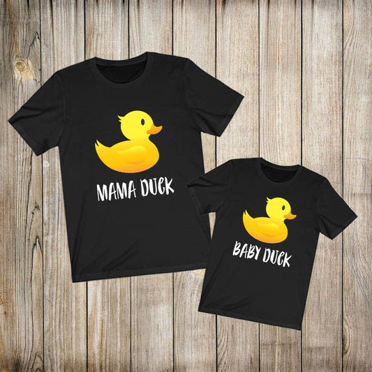 Duck Mom Baby Son Daughter Family Matching Gift T-Shirts Image 2