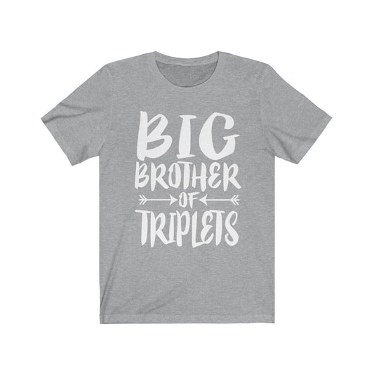 Big Brother Of Triplets T-Shirt - big brother of triplets print design