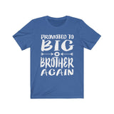 Promoted To Big Brother Again Shirt, Big Brother Shirt, Big Brother Announcement Gift T-Shirt Image 1