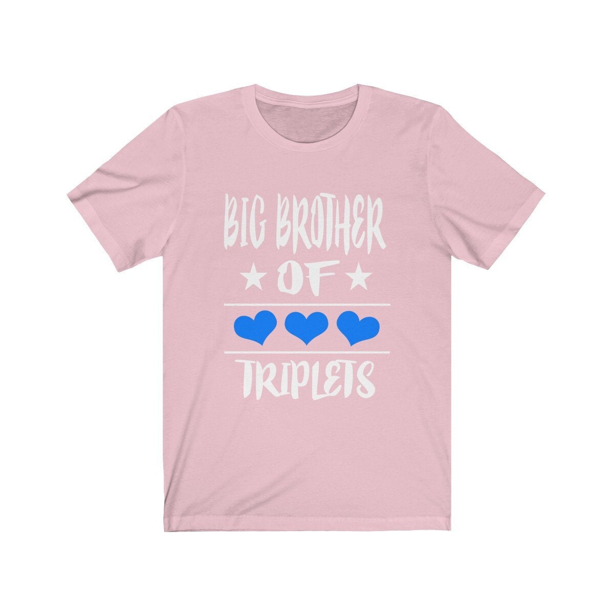 Big Brother of Triplets Shirt, Big Brother Of Triplets Gift, Triplet Brother T-Shirt Image 2
