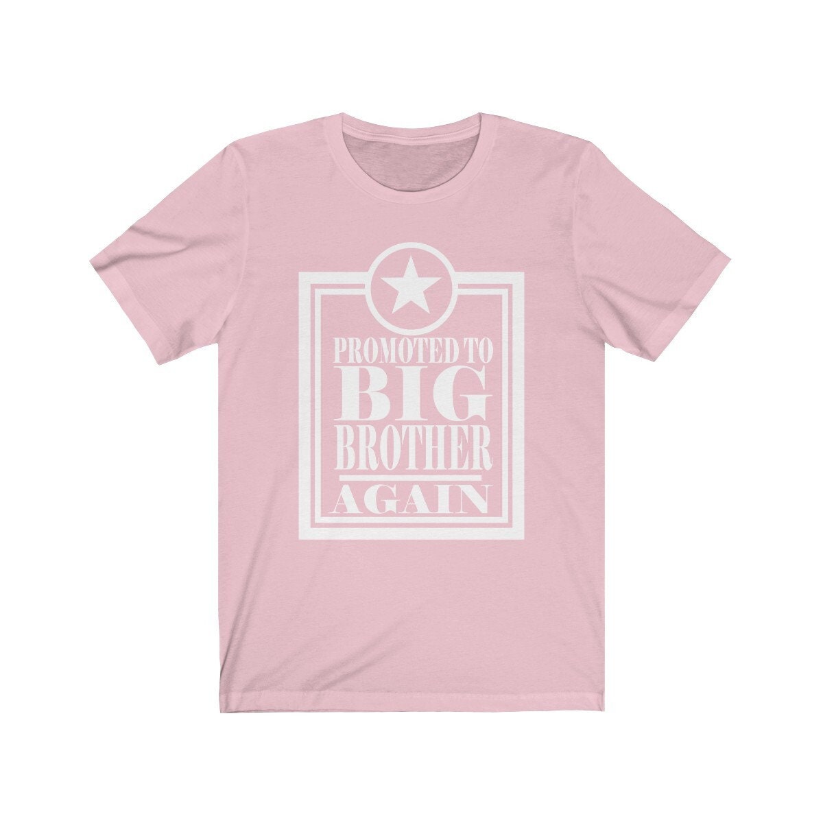 Promoted To Big Brother Again Shirt, Big Brother Gift, Big Brother Announcement Gift T-Shirt Image 4
