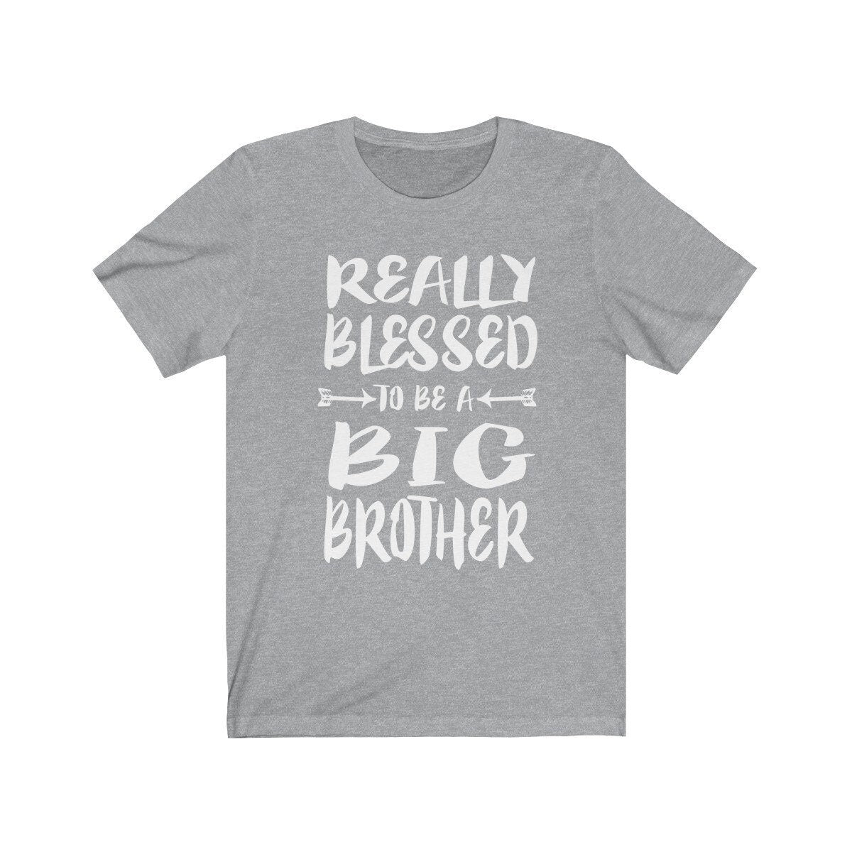 Really Blessed To Be A Big Brother Shirt, Big Brother Shirt, Big Brother Gift T-Shirt Image 2