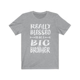 Really Blessed To Be A Big Brother Shirt, Big Brother Shirt, Big Brother Gift T-Shirt Image 2