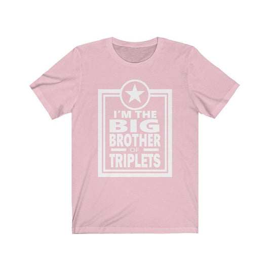 Big Brother Of Triplets T-Shirt - big brother of triplets print design