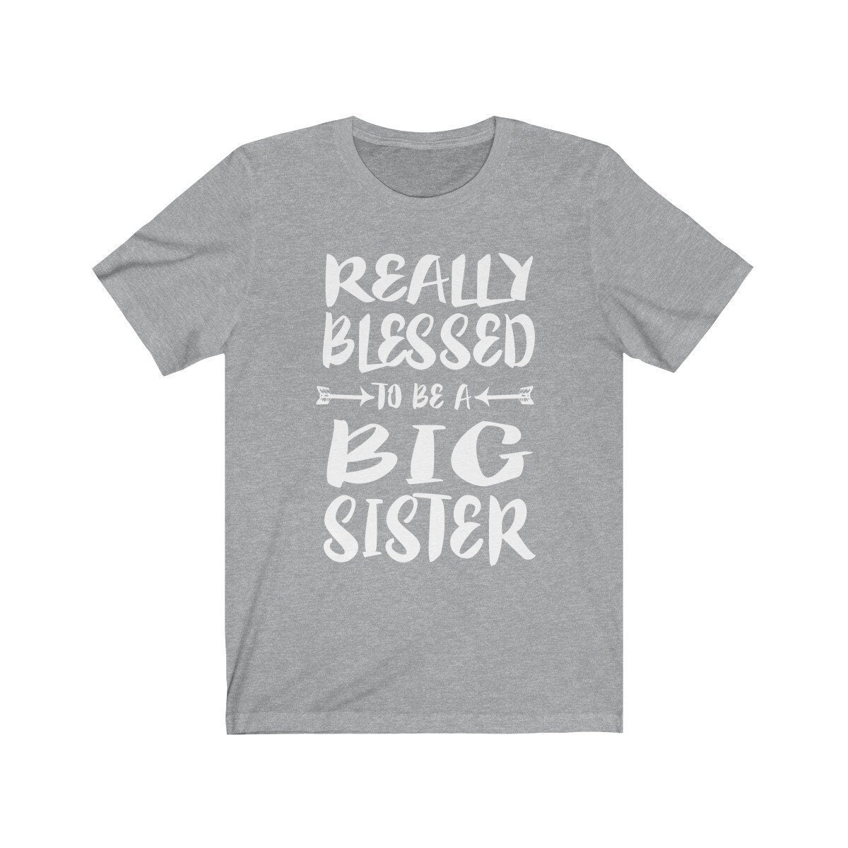Really Blessed To Be A Big Sister Gift T-Shirt Image 4