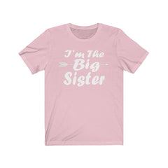 I am the big sister sibling announcement gift tee for girl