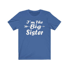 I am the big sister sibling announcement gift tee for girl