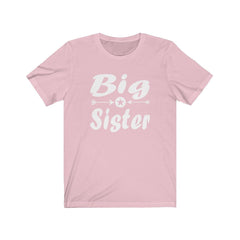 Big sister classic sibling announcement gift tee for girl