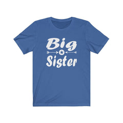Big sister classic sibling announcement gift tee for girl