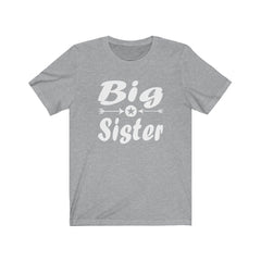 Big sister classic sibling announcement gift tee for girl