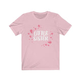 Little Sister Hearts Adult Toddler Kids Gift T-Shirt Image 3