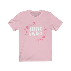 Little Sister Hearts Shirt - little sister hearts print design