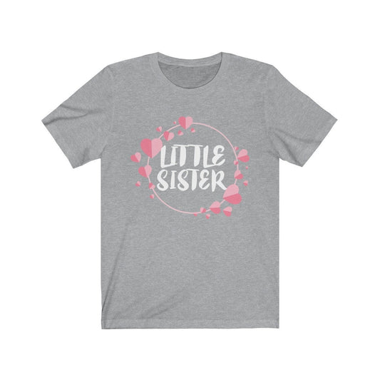 Little Sister Hearts Shirt - little sister hearts print design