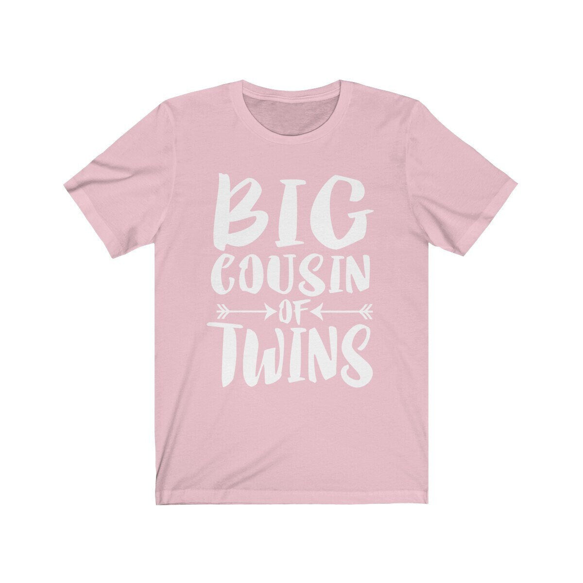 Big Cousin Of Twins Adult Toddler Kids Announcement Gift T-Shirt Image 4