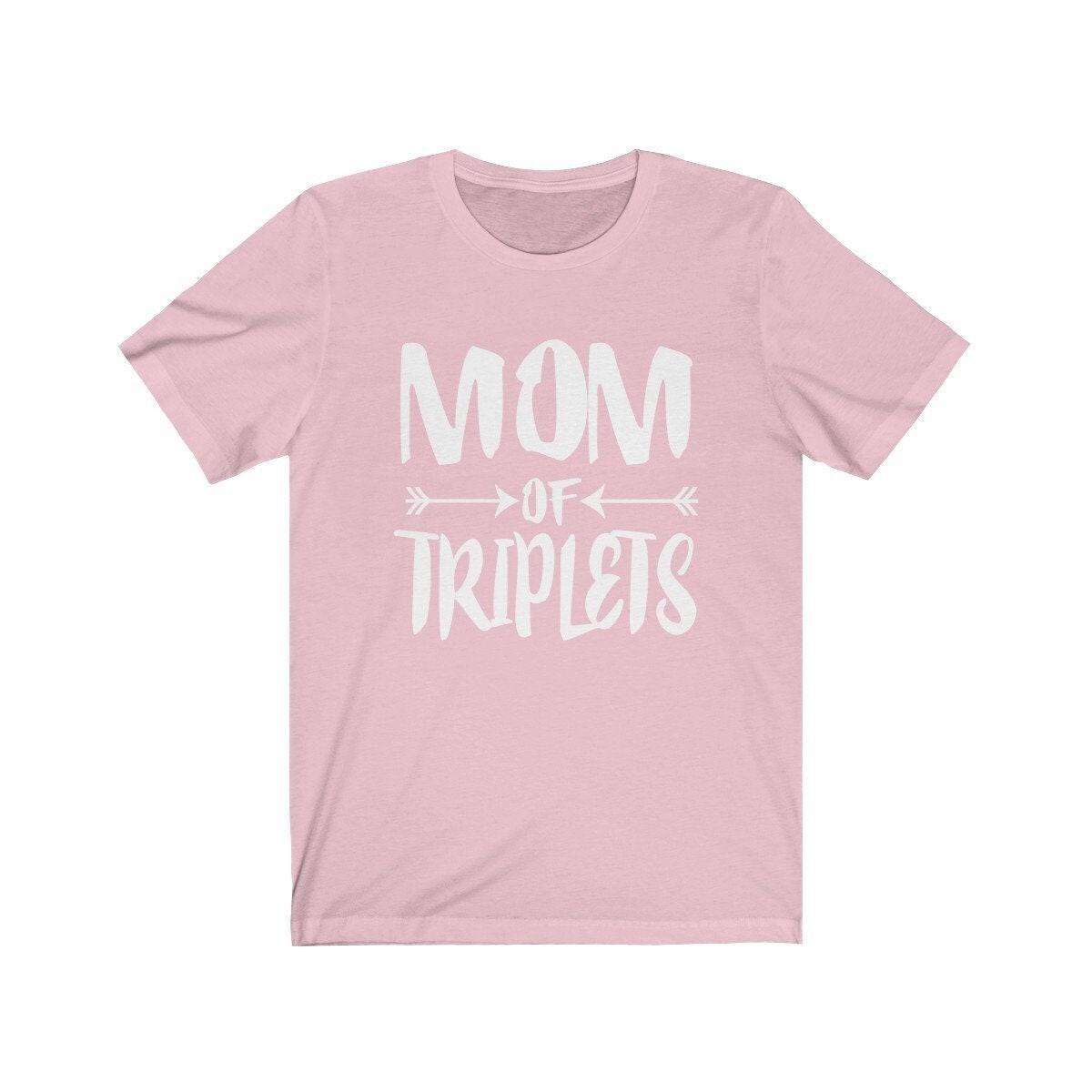 Mom Of Triplets Shirt, Mom Of Triplets Gift, Mother Triplets Pregnancy Announcement T-Shirt Image 2