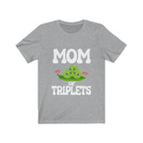 Mom Of Triplets Shirt, Mom Of Triplets Gift, Mom Of Triplets Gift Mother Pregnancy Announcement Peas T-Shirt Image 1