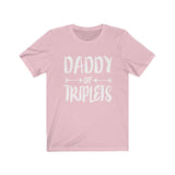 Dad Daddy Of Triplets Shirt, Daddy Of Triplets Gift, Father Triplets Announcement Peas T-Shirt Image 4