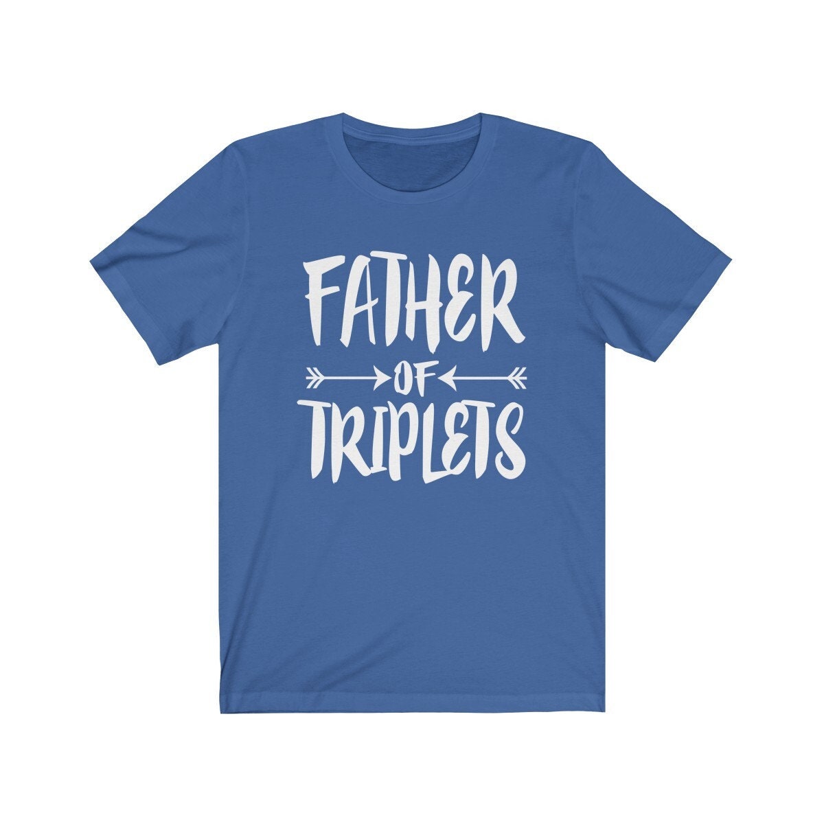 Dad Father Of Triplets Shirt, Dad Of Triplets Shirt, Dad Of Triplets Gift, Triplet Dad T-Shirt Image 3