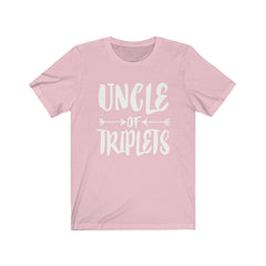 Uncle of triplets family announcement gift tee for new uncle