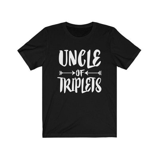 Uncle of triplets family announcement gift tee for new uncle