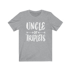 Uncle of triplets family announcement gift tee for new uncle