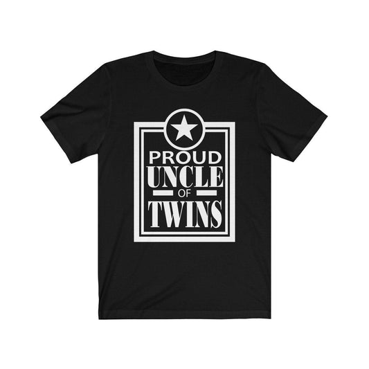 Proud uncle of twins family announcement gift tee for new uncle