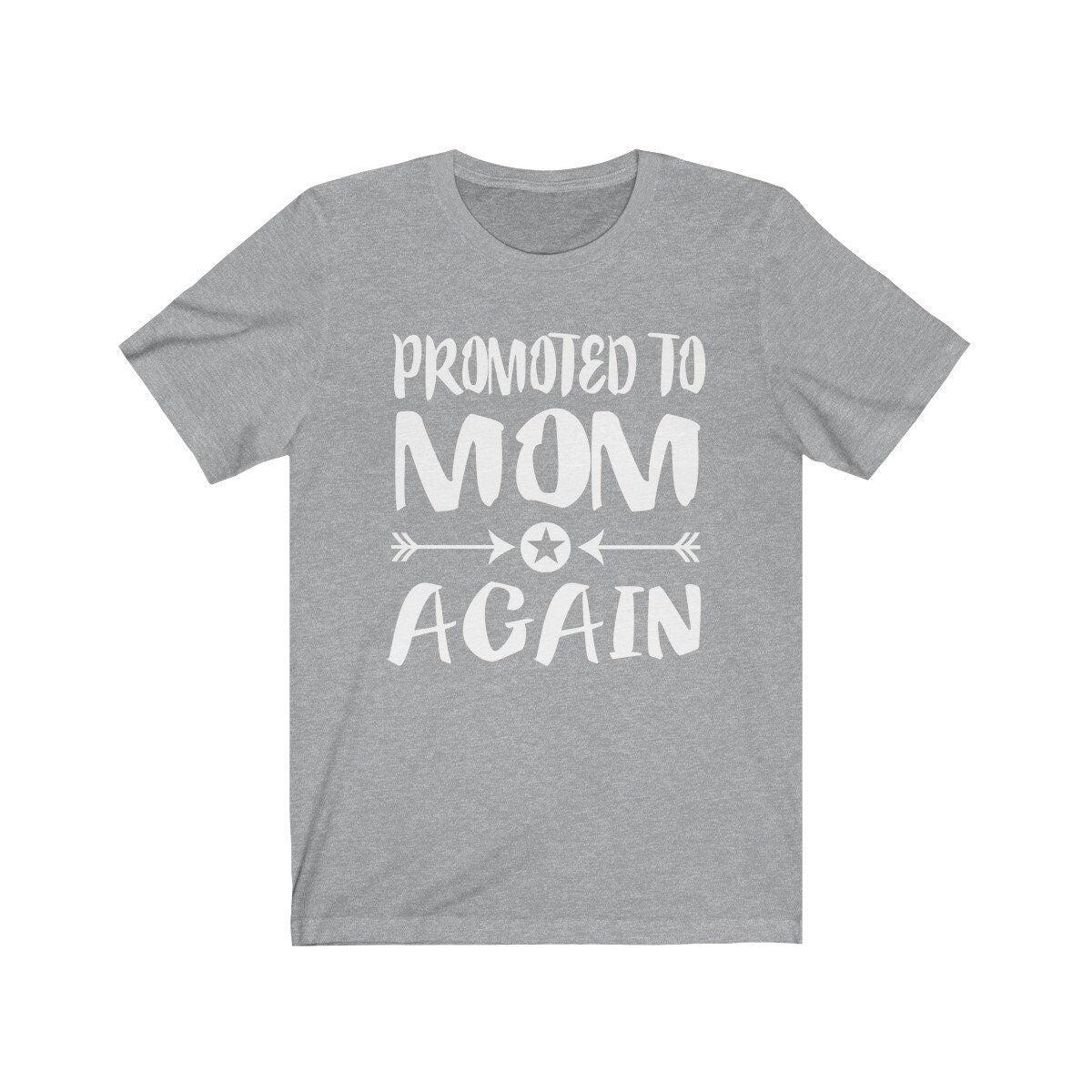 Promoted To Mom New Mommy Shirt, Mom Gift, New Mom Shirt, Pregnant Mom Gift T-Shirt Image 2