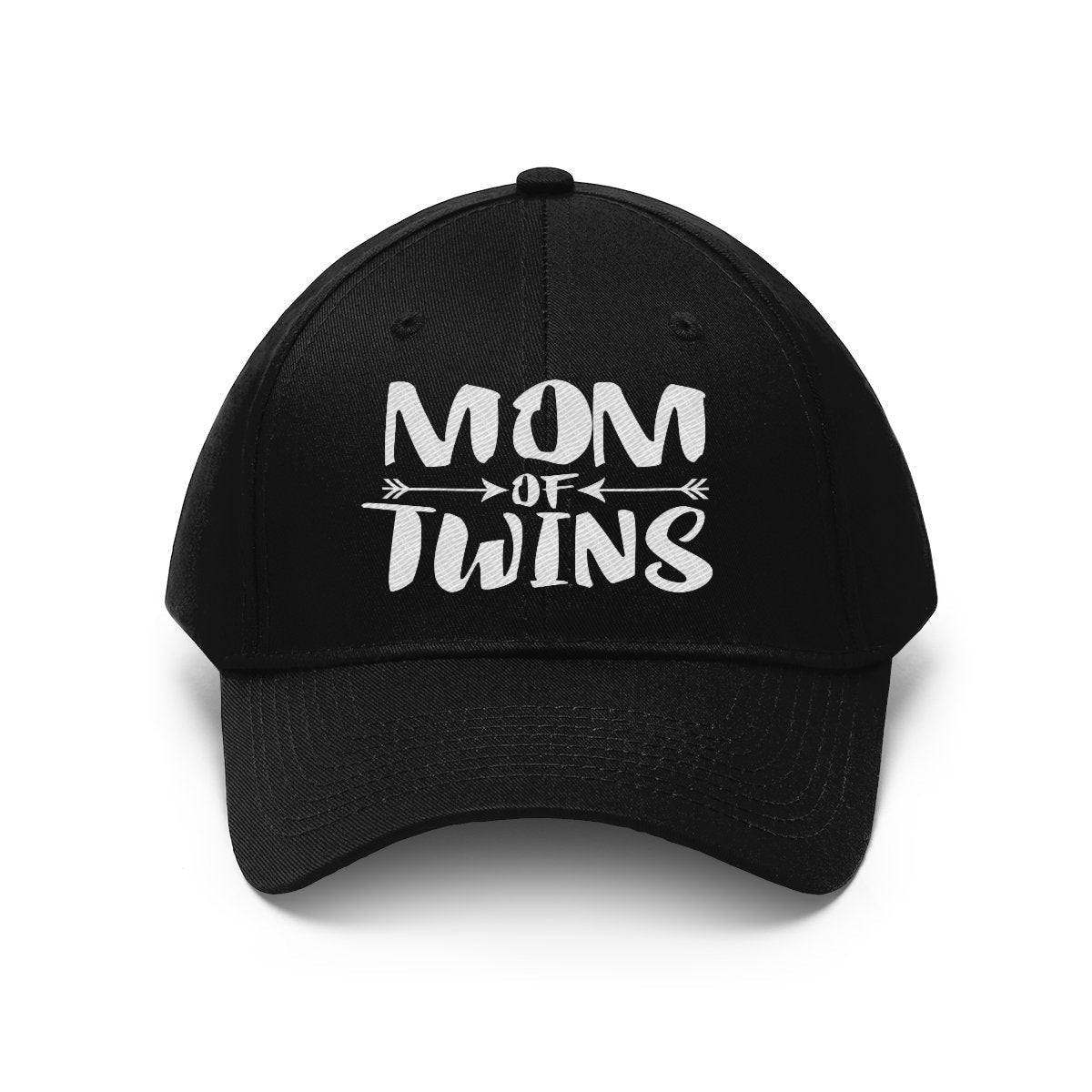 Mom Of Twins Gift Unisex Twill Hat Image 1