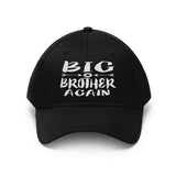 Big Brother Again Hat, Big Brother Gift Unisex Twill Hat Image 2