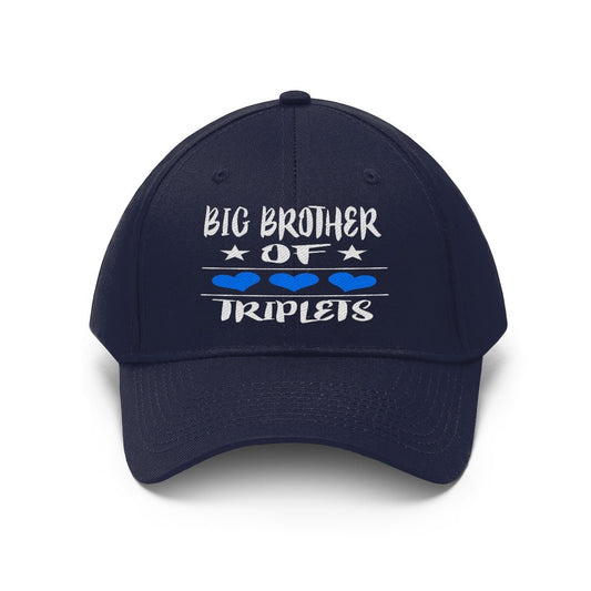 Big Brother Of Triplets Hat - big brother of triplets print design