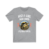 Just A Girl Who Loves Alioramus Dinosaur, Alioramus Dinosaur, Alioramus Lover Gift, Animal Adult Toddler Infant Kids Gift T-Shirt Image 1