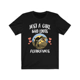 Just A Girl Who Loves Alioramus Dinosaur, Alioramus Dinosaur, Alioramus Lover Gift, Animal Adult Toddler Infant Kids Gift T-Shirt Image 2