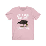 Just A Girl Who Loves American Coots Shirt, Bird Lover Shirt, Birding Shirt, Animal Adult Toddler Infant Kids Gift T-Shirt Image 2