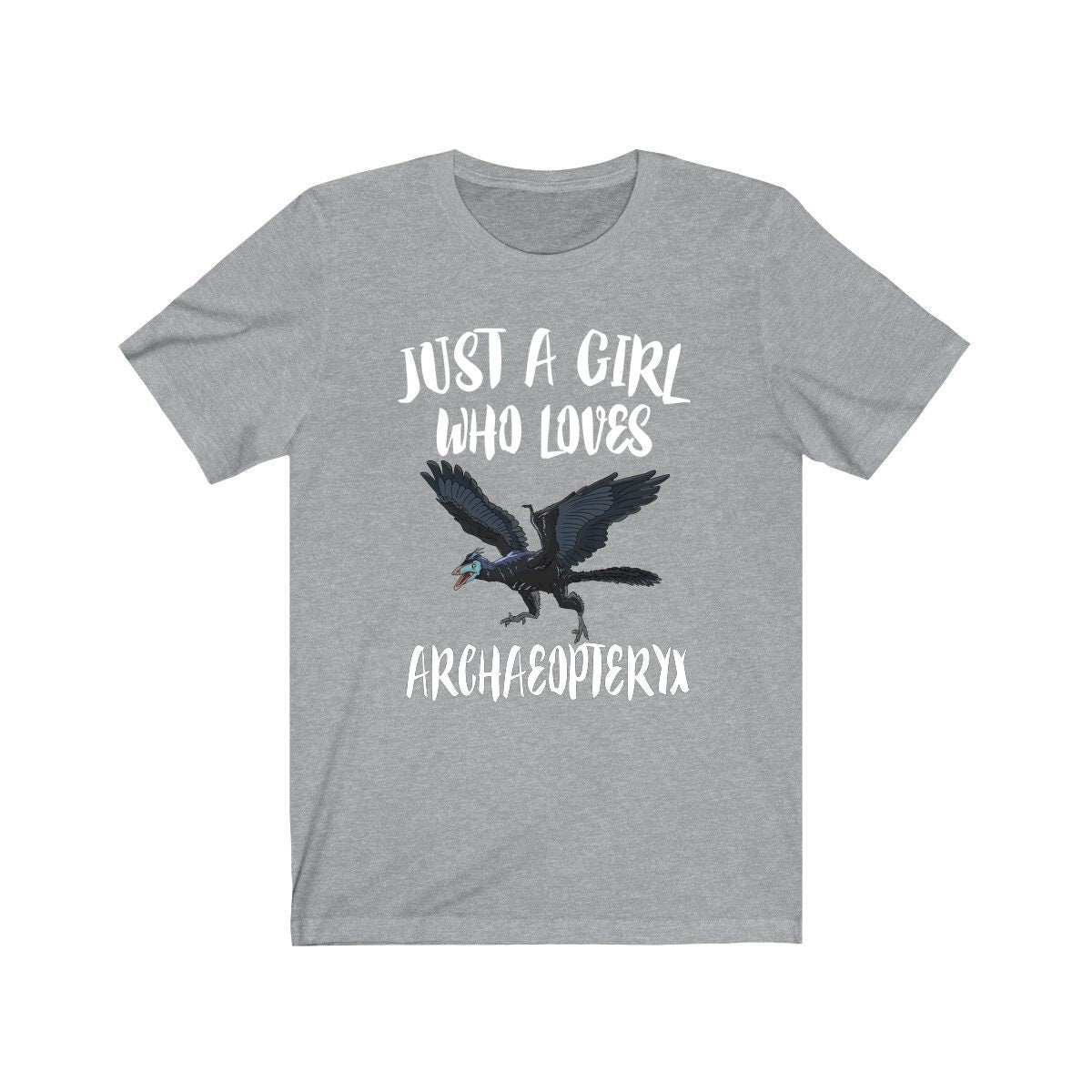 Just A Girl Who Loves Archaeopteryx Dinosaur Shirt, Archaeopteryx Shirt, Dinosaur Lover Shirt, Adult Toddler Infant Kids Gift T-Shirt Image 1