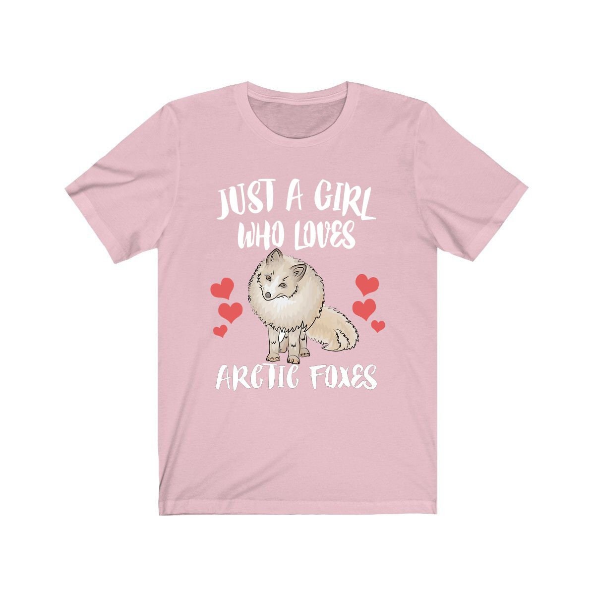 Just A Girl Who Loves Arctic Foxes Shirt, Arctic Fox Shirt, Arctic Fox Gift, Fox Lover Shirt, Adult Toddler Infant Kids Gift T-Shirt Image 2
