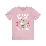 Just A Girl Who Loves Arctic Foxes Shirt, Arctic Fox Shirt, Arctic Fox Gift, Fox Lover Shirt, Adult Toddler Infant Kids Gift T-Shirt Image 2