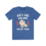 Just A Girl Who Loves Arctic Foxes Shirt, Arctic Fox Shirt, Arctic Fox Gift, Fox Lover Shirt, Adult Toddler Infant Kids Gift T-Shirt Image 4