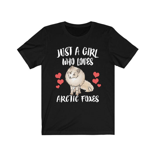 Just A Girl Who Loves Arctic Foxes Shirt - Arctic Fox print design
