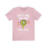 Just A Girl Who Loves Artichokes Vegetables Vegan Adult Toddler Infant Kids Gift T-Shirt Image 2