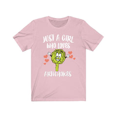Just A Girl Who Loves Artichokes Vegetables Shirt - artichoke print design